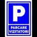 Indicator pentru parcare vizitatori